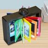 Yousheng Rotating Photo Frame 3D Printed Photo Carousel Rotate And Turn Pages Photo Holder Desktop Ornament for Displaying Organizing Photos