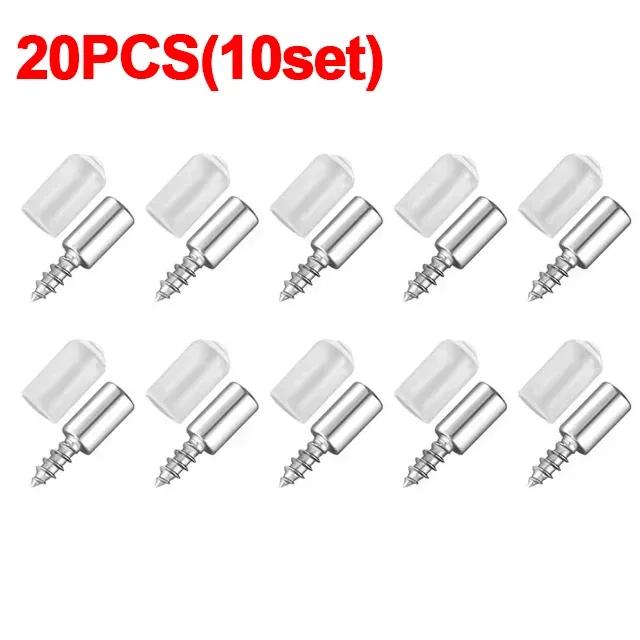 8-100 шт. крест-саморез с нескользящей резиновой доской для шкафа, поддержка ламината, DIY шкаф, стеклянная перегородка, гвозди