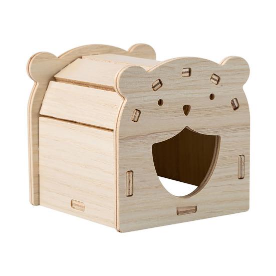 Домик для хомяка, качели, гнездо для сна, много отверстий, дышащий, простая установка, двухслойный