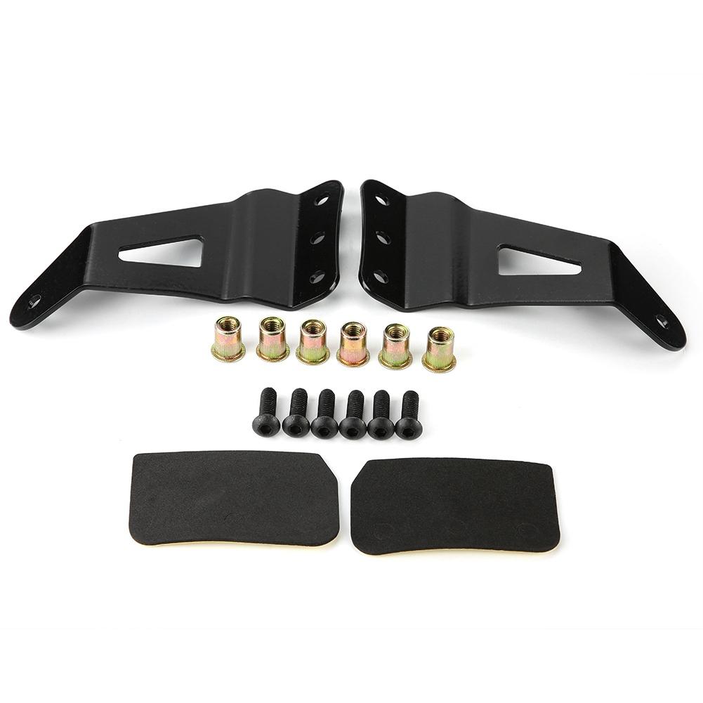 52in Curved LED Light Bar Mounting Brackets for Ford F250 F350 4WD 2WD 1999‑2015