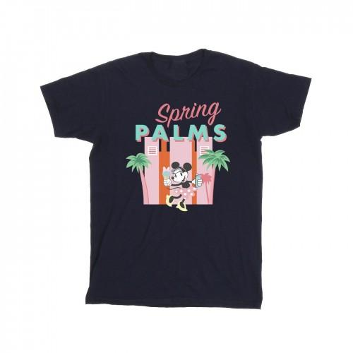 Disney Mens Minnie Mouse Spring Palms T-Shirt