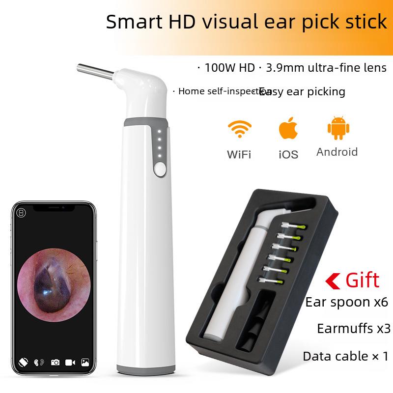 Умный эндоскоп для чистки ушей Home Edition с WiFi и инспекционным зеркалом