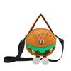 Doll Plush French Fries Handbag Crossbody Bag Shoulder Bag Casual Cartoon Hamburger Bag  Girl