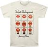 Футболка The Velvet Underground Винтажный стиль Губы Энди Уорхола Лу Рид банан WH