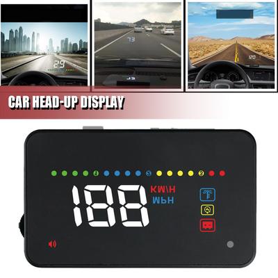 Цифровой автомобильный HUD проекционный дисплей OBD2 GPS Спидометр Проекция сигнала превышения скорости