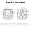220 В 600 Вт Портативный генератор Зарядное устройство для аккумулятора Солнечный источник питания Кемпинговый павербанк Инверторная станция Аварийное питание для улицы