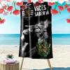 Name Custom Sporting CP Logo Print Beach Towel, Large Soft Quick Dry Towel for Beach Camping Swimming