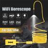 5M Hard Cable 8LED WiFi Endoscope Borescope Inspection HD 1200P Camera IP68 For iOS Android