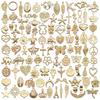 "100KC Gold Alloy DIY Jewelry Pendant & Bracelet/Necklace Accessories"