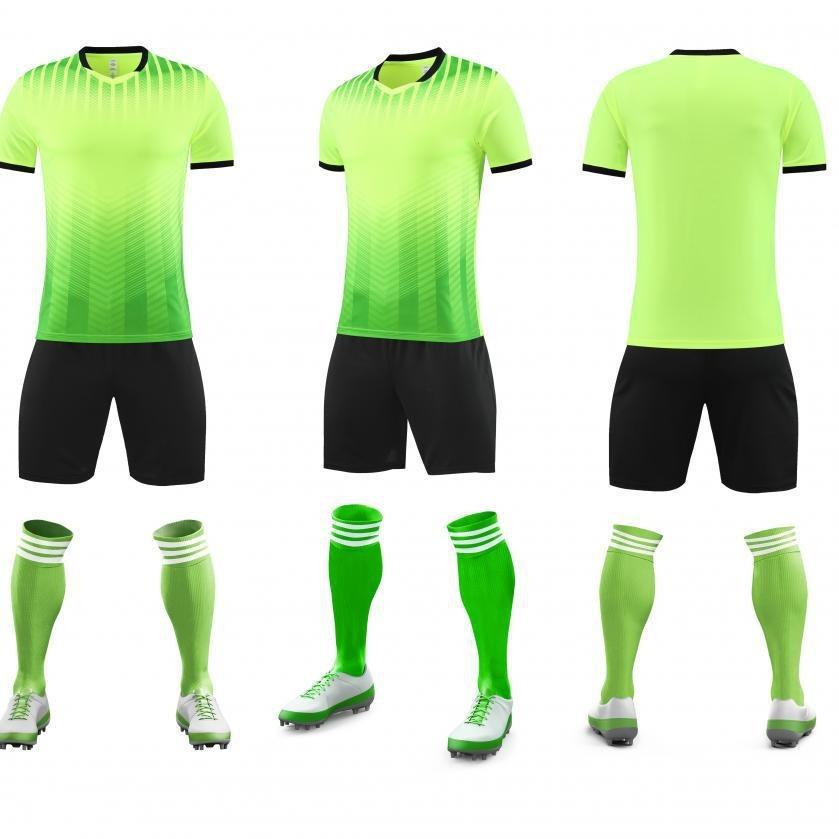 New High-Grade Football Jersey Suit Men'S Game Jersey Summer Football Training Jersey Short-Sleeved Jersey Short-Sleeved
