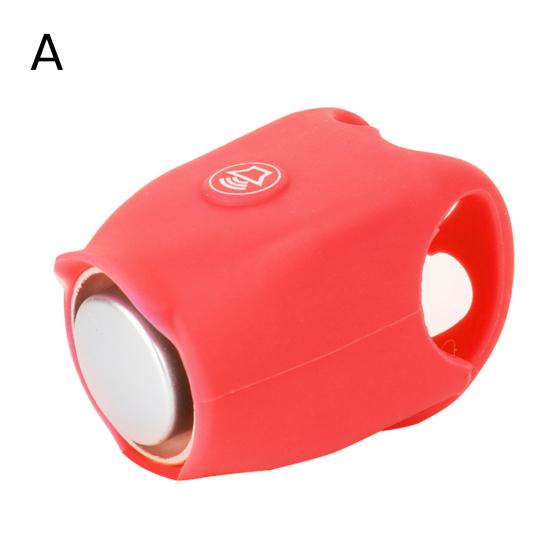 Electric Bicycle Bell Handlebar Mounted 130dB High Decibel Rainproof Battery Operated Universal Silicone