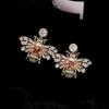 Сияющие кристаллы, милые серьги-гвоздики в виде пчелы для женщин, корейские роскошные ювелирные изделия для свадебной вечеринки, серьги-гвоздики с цирконием и насекомыми, дизайн