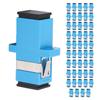 50Pcs Fiber Optic Adapter SC UPC Simplex Singlemode Coupler Internet Connector Tool