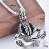 Vintage, Stylish Big Scorpion Pendant, Personalized Jewelry Exaggerated Men'S Titanium Steel Necklace