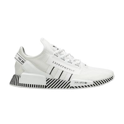 Мужские кроссовки NMD R1 V2 Dazzle Camo White Cloud White/Core Black/Cloud White