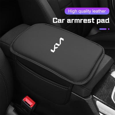 CREC6 Для K3 K5 k8 k9 Sportege Picanto Optima Soul Ceed Cerato Forte Кожаная Автомобильная Подлокотник Коробка Коврик Подушка Сумка для Хранения Защитная Крышка