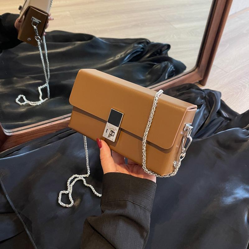 Премиальная маленькая сумка женская сумка новая осенняя универсальная цепочка на плечо сумка-мессенджер текстурная коробка маленькая квадратная сумка