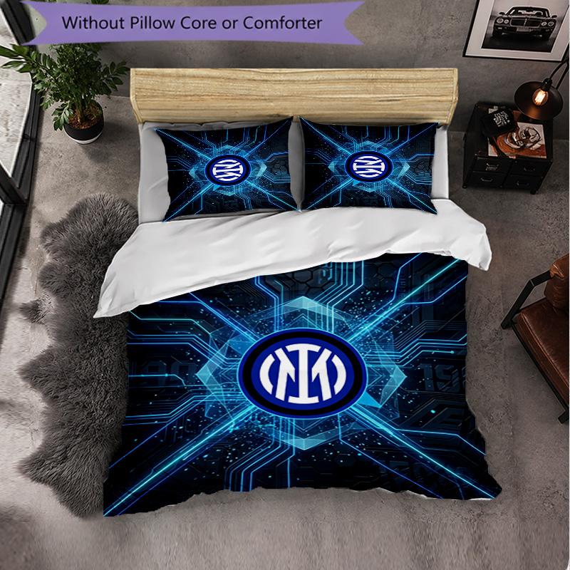 Borussia Dortmund Pattern 3 Pieces Bedding Set Soft Microfiber Duvet Cover with Pillow Cases for Bedroom
