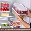 Food Grade Fridge Storage Box Kitchen Airtight Container Freezer Fruit and Vegetable Storage Box