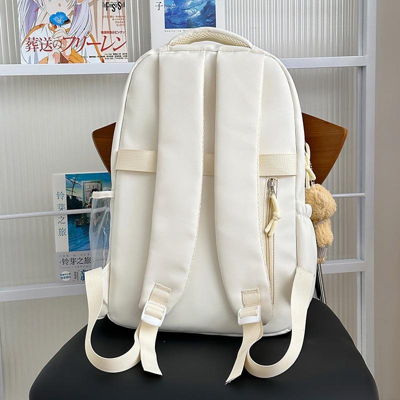 High School Students Large-capacity Backpack New Fresh and Sweet Two-dimensional Color Contrast Bar