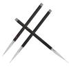 3pcs Nail Art Liner Brushes Home Salon Portable Nail Painting Drawing Design Brush Set
