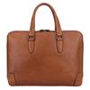 Мужской портфель Vannus из натуральной кожи, деловой кейс-атташе, подходит для формата A4 и 14-дюймовых ноутбуков, устойчивый, коричневый
