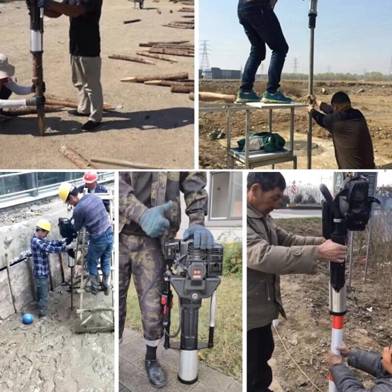 Portable Electric Fence Post Driver CN plug (adapter included)