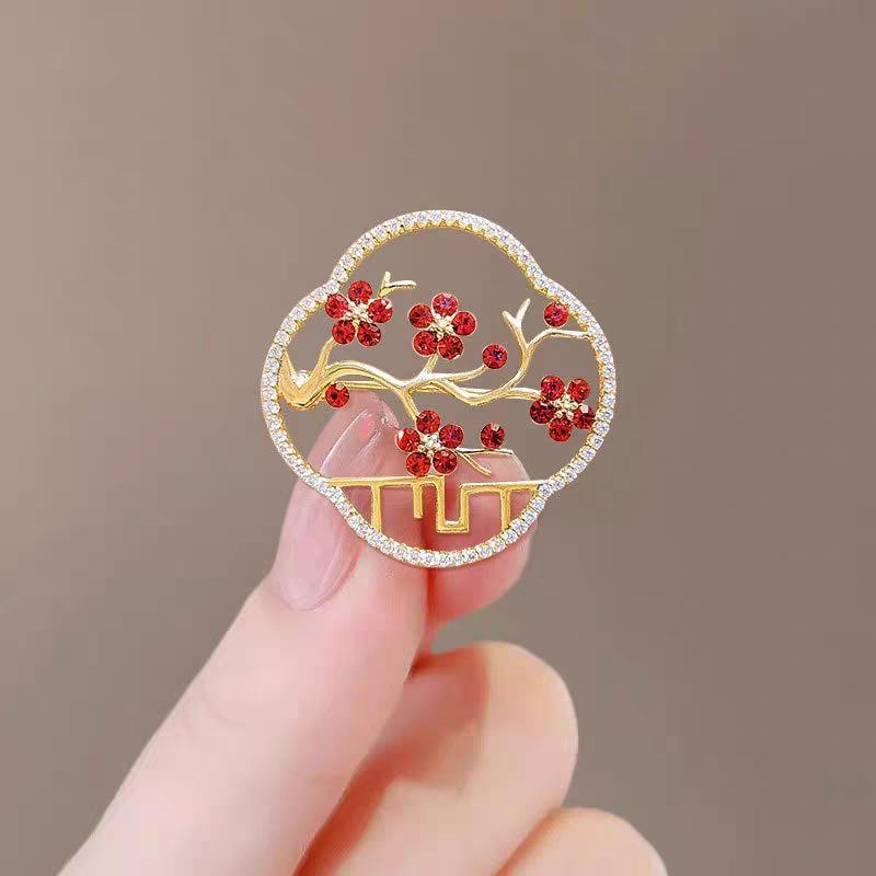 High-End Brooches, Women'S Sense Of Luxury, Niche, High-End Pins, Elegant Temperament, Fixed Clothes, Suits, Pearl Jewelry