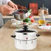 60 Minutes Kitchen Timer No Battery Accuracy Pressure Cooker Shape Clockwork Design Alarm Timer for Home