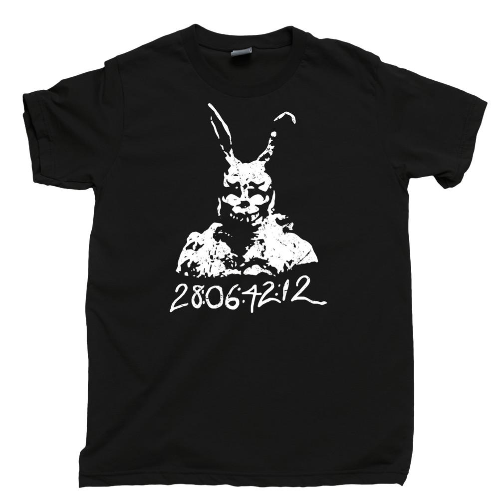 Футболка Donnie Darko 28 06 42 12 Фрэнк Кролик Костюм Кролика Фильм о Путешествиях во Времени Футболка