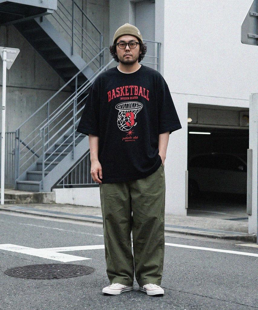 MODERMENT Real Overfit Buzzer Beater Short Sleeve T-Shirt [Blue]