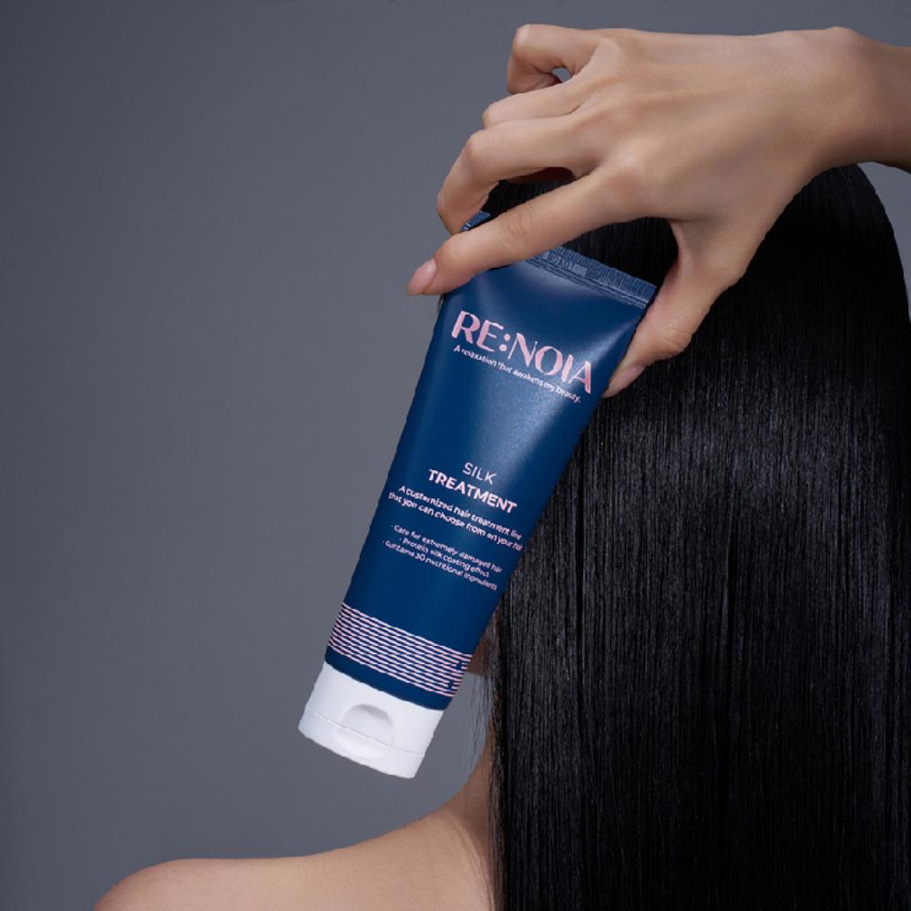 [РЕ:NOIA][Daiso] Лечение протеинами для волос 2 типа / Лечение Slik 150 мл / Лечение водой 200 мл