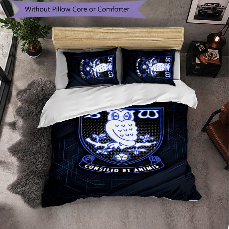 Sheffield Wednesday Themed Bedding 3Pcs Duvet Cover Set Decorative Bed Linen For Teen Room Home Decoration
