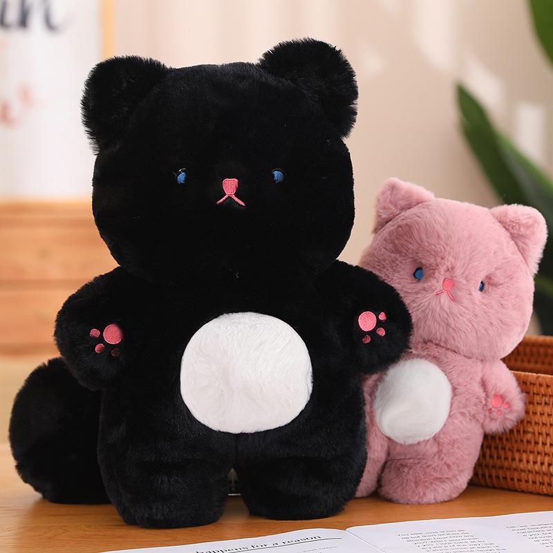 Cartoon Cloth Cloth Cat Plush Doll Soft Cute Kitten Cloth Doll Children Sleep Holding Doll Birthday Gift