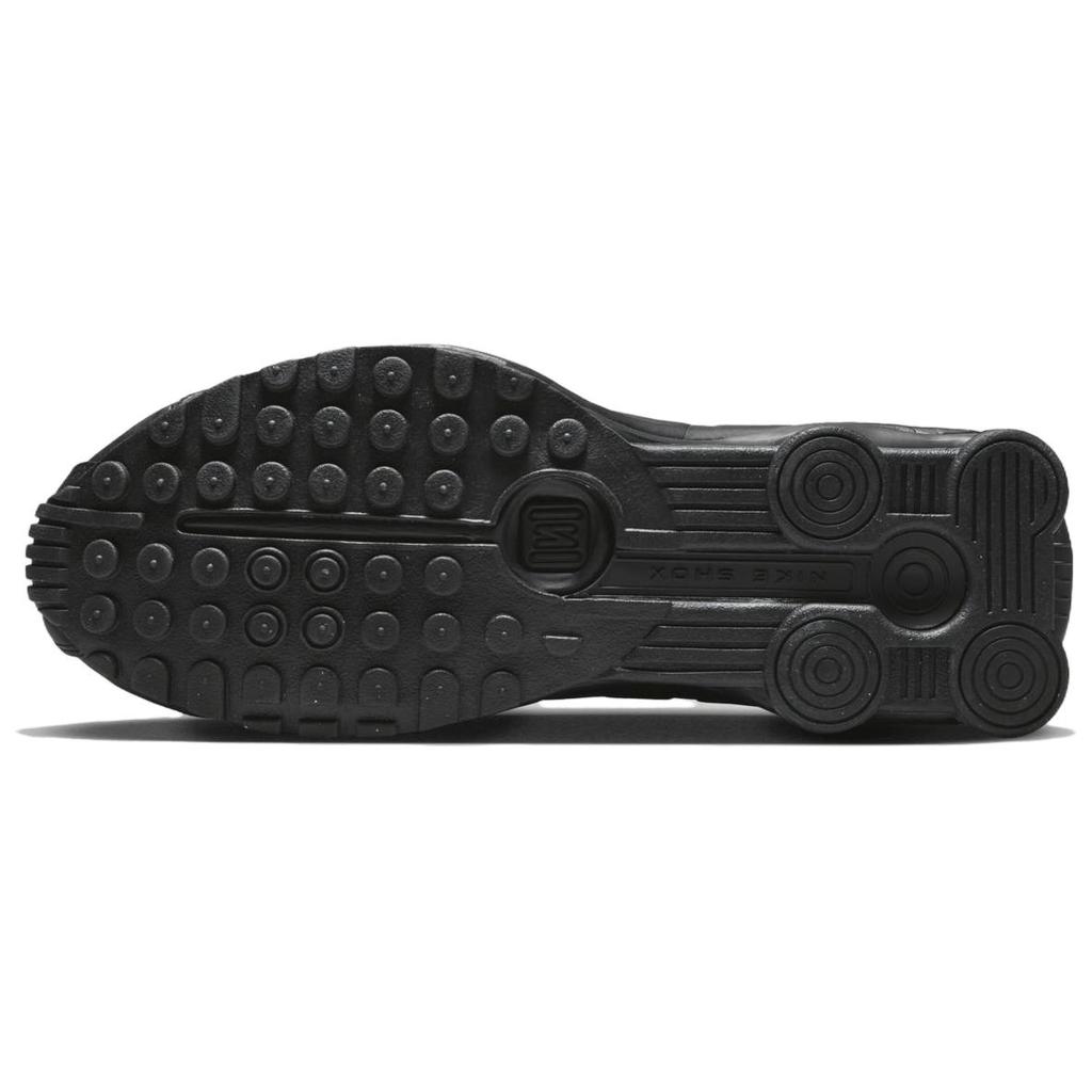 Nike Мужские кроссовки Shox R4 Triple Black 2025 Ярко-малиновый HQ1988-001