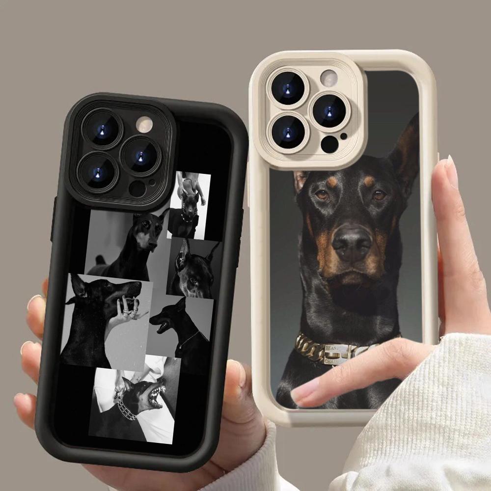 LZ14 Dog Doberman Animal Art силиконовый чехол для телефона Xiaomi 11 Lite 5G 14T Redmi 14C 13C A3 Note 12 11 9 10 13 Pro Plus противоударный задний чехол