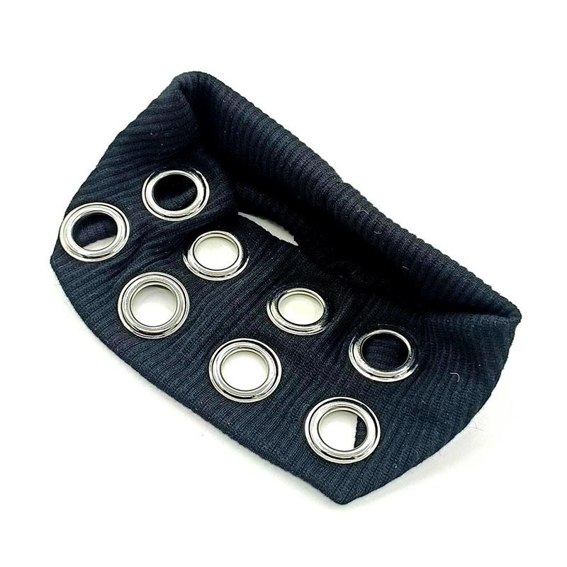 Eyelet Headband Elastic Headband Steampunk Headband Wide For Sports Women Girls
