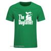 The Dogfather Dog Dad French Bulldog Funny T Shirts Unisex Cotton Harajuku Vintage Tops Tees Tops Eu Size