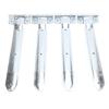 4PCS 16in Trailer Door Hinge Strap Metal Side Door Enclosed Trailer Offset Bent Hinge for Cargo Utility RV