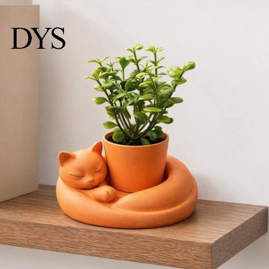 Арт-коллекционный горшок 3D-печатный горшок для суккулентов, Креативный мини-цветочный горшок с художественным скульптурным дизайном, Настольное декоративное маленькое украшение для стола