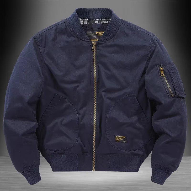 Унисекс ретро японская пилотская куртка - легкая хлопковая бейсбольная куртка для весны, осени и зимы