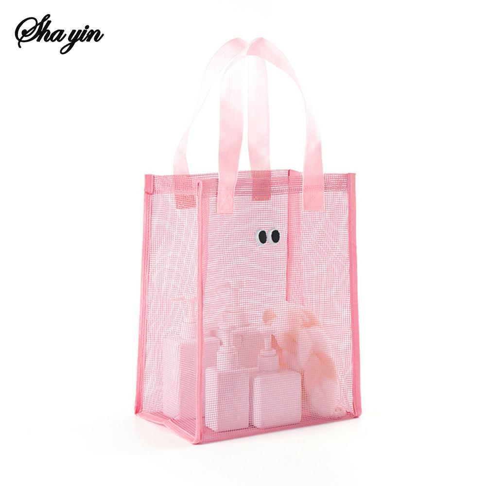 Сетчатая сумка-тоут с большими прорезями, дышащая, для отдыха, ручная пляжная сумка для стирки и хранения, сумка-тоут большой вместимости