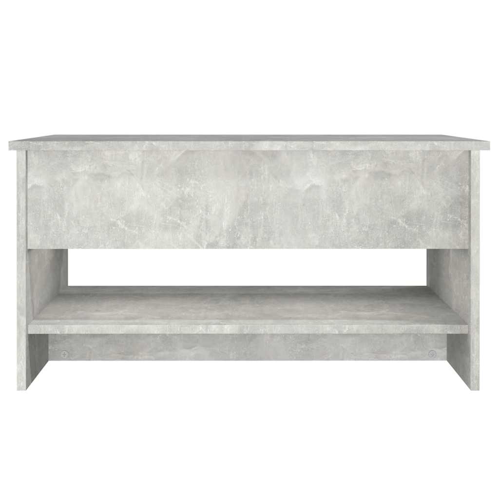 Coffee Table Concrete Grey 80 x 50 x 40 cm Particleboard