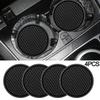 4PCS Cars Cup Holder Anti-Slip Insert Coaster Mat Interior Accessory Cars Auto Cup Holders Universal Interior Accessories
