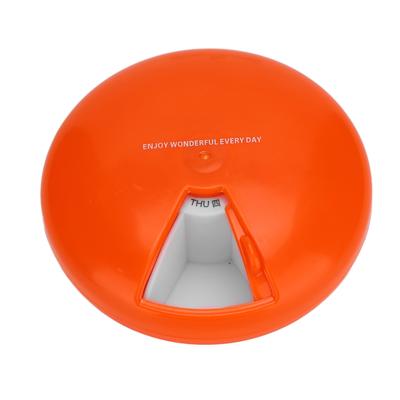 7 сетчатый портативный органайзер для лекарств, вращающийся еженедельный контейнер для таблеток для путешествий на открытом воздухе