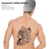 5 листов временных тату-наклеек с животным узором для мужчин, водостойкий аксессуар для татуировок