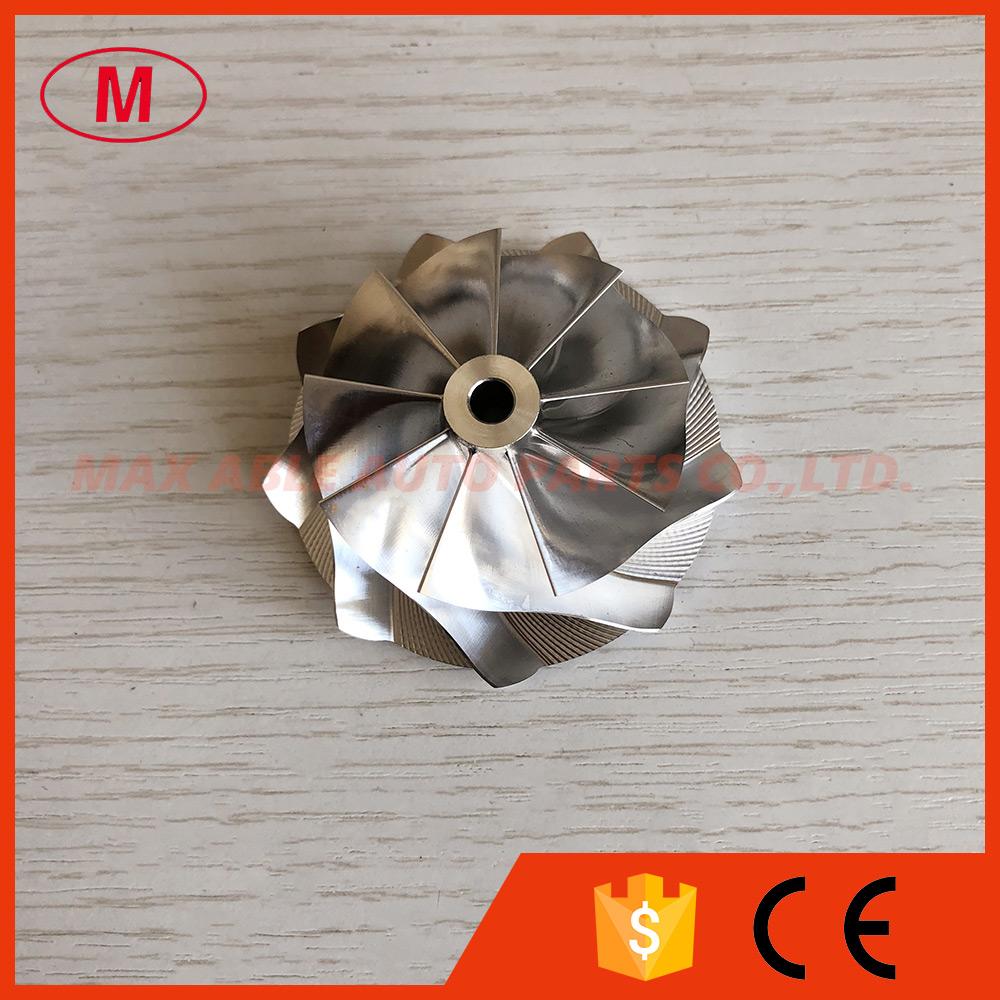 TD04HL 19T 9+0 blades 46.02/58.00mm 49189-X high performance turbo milling/aluminum 2618/billet compressor wheel