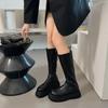 2024 женские новые осенне-зимние сапоги до колена модные удобные длинные модные сапоги на толстой подошве женская обувь