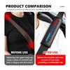 BBKN7 Leather Car Seat Belt Shoulder Breathable Protection Padding Pad For BMW Performance M2 M3 M4 X1 X3 X4 X5 E87 X7 E91 G20