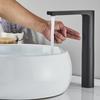 Luxury Matte Black Sensor Bathroom Faucet Cold and Hot Deck Mounted Tap Short and Tall Sink Mixer